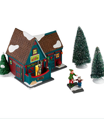 Santa's Reindeer Petting Stable