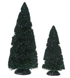 Purple Glitter Sisal Trees