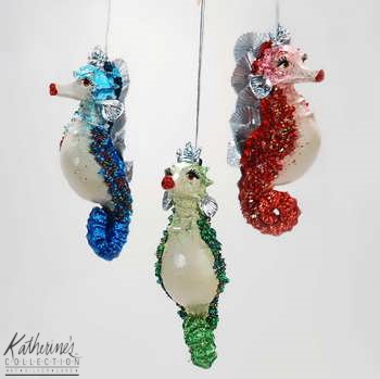Kissing Seahorse Ornament