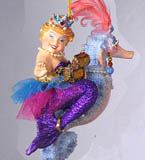 Kissing Seahorse Ornament