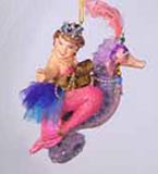Kissing Seahorse Ornament